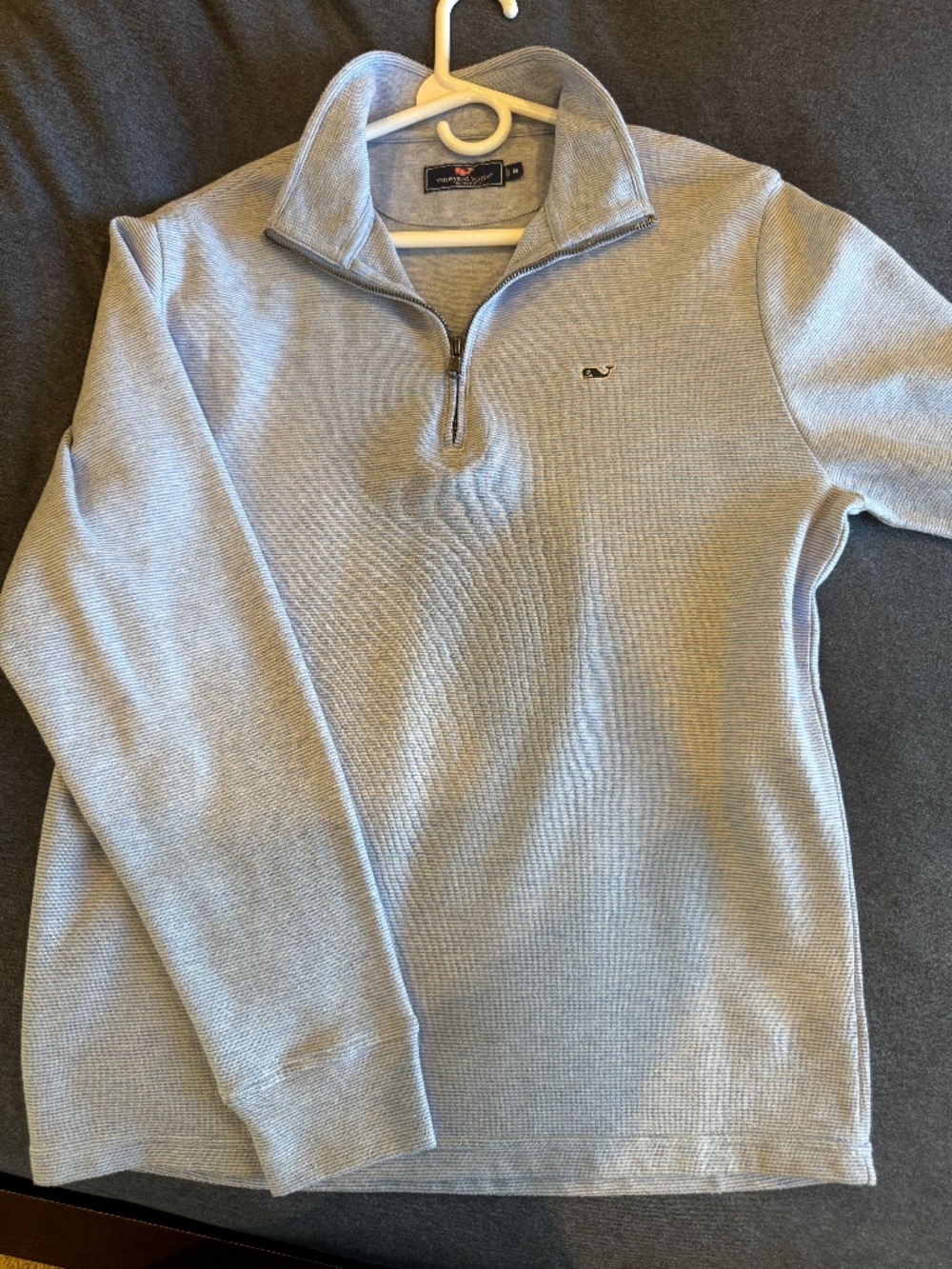 Vineyard Vines by Shep & Ian Mens 1/4 Zip - Blue - Size Medium